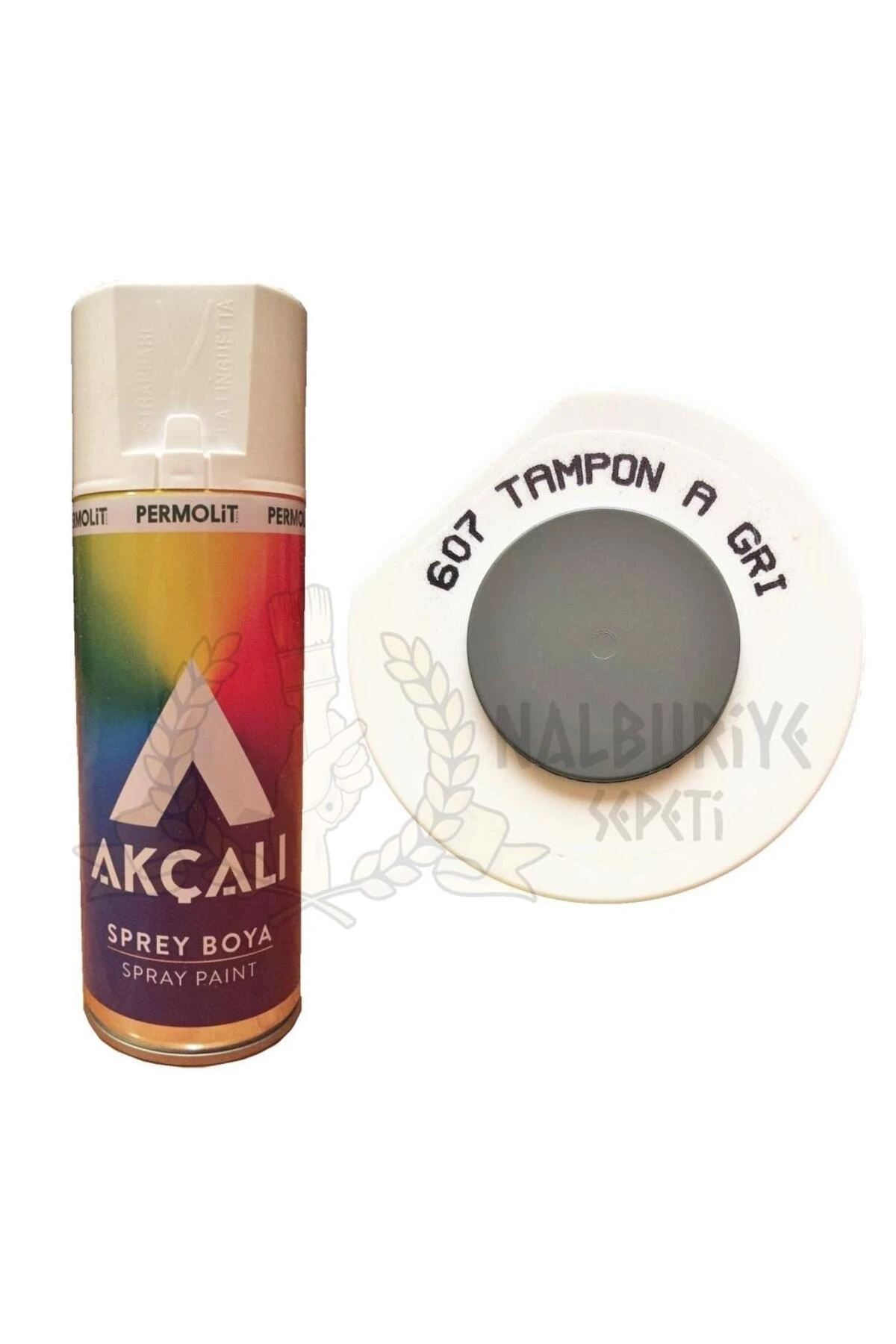 Akrilik Sprey Boya TAMPON AÇIK GRİ 400 ml - RAL6002 - 607