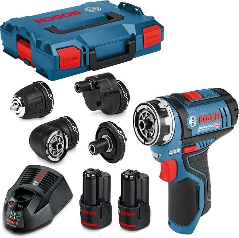 BOSCH Professional GSR 12V-15 FC 2x2.0 Ah Akülü Vidalama Makinesi
