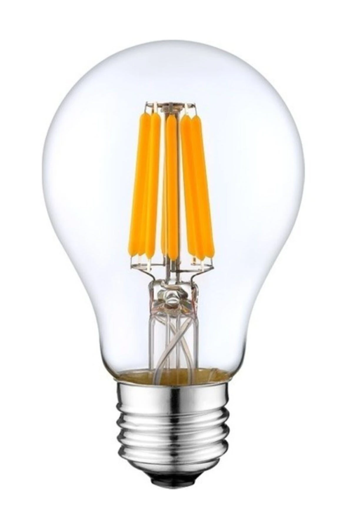 Rustik A60 Led Filament Ampul E27 Gün Işığı Aydınlatma Ampülü Led Ampül