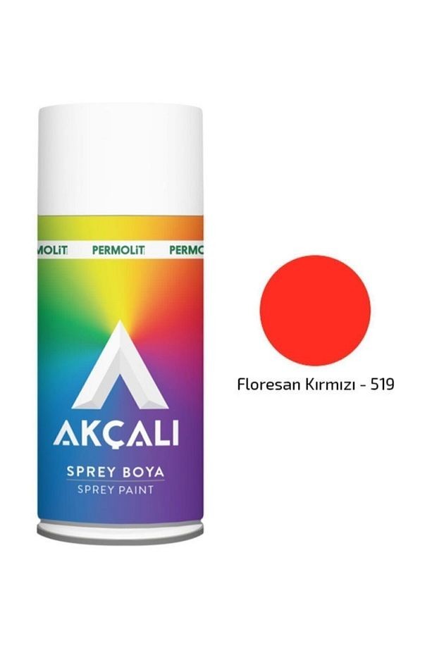 Floresan Kırmızı Sprey Boya