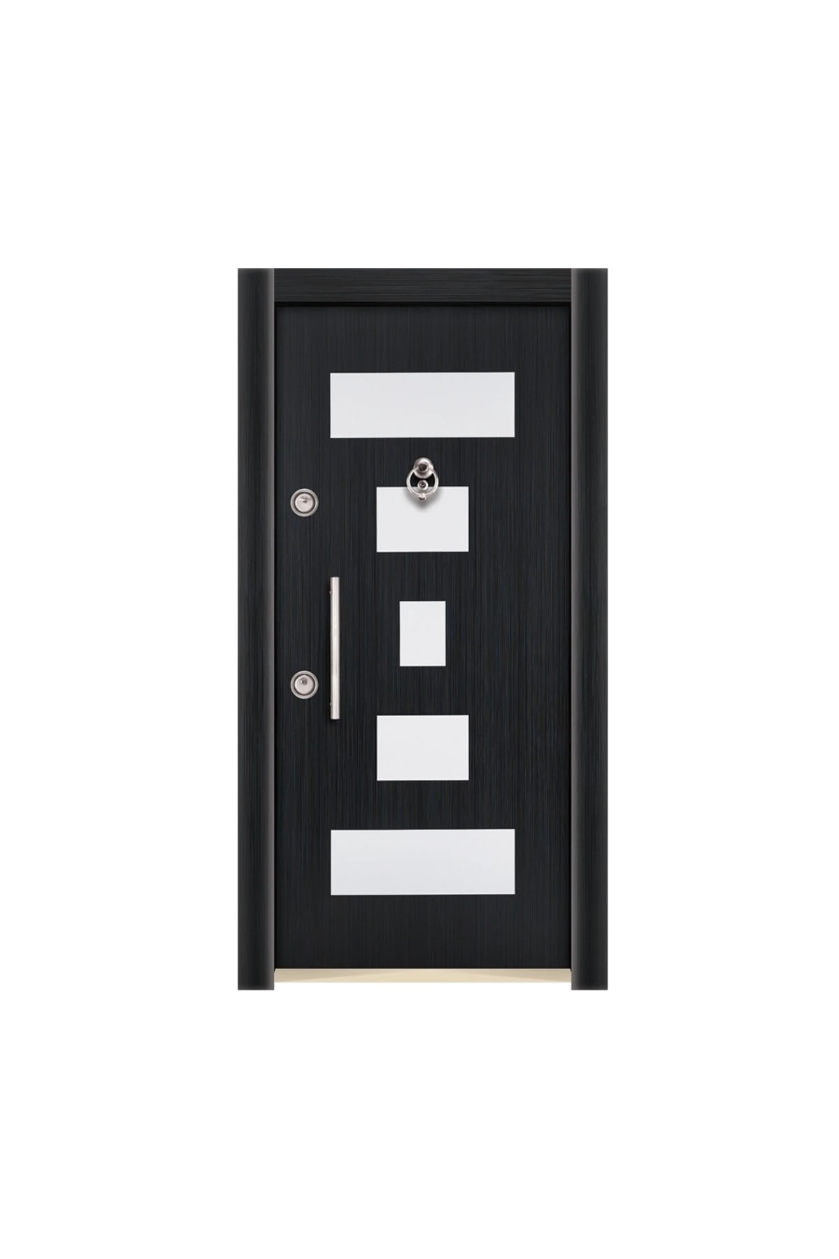 Tez-2574 Eskitme Kasalı Düz Model Çelik Kapı Sağ Açılım