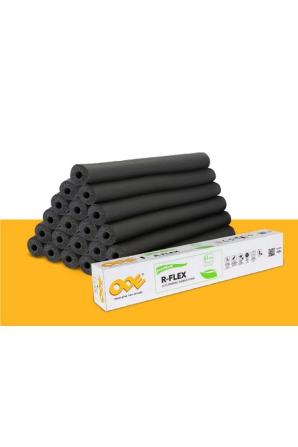 Ø 89/32 MM  R-FLEX PRM İZOLASYON KAUÇUK BORU (2 mt/ad)