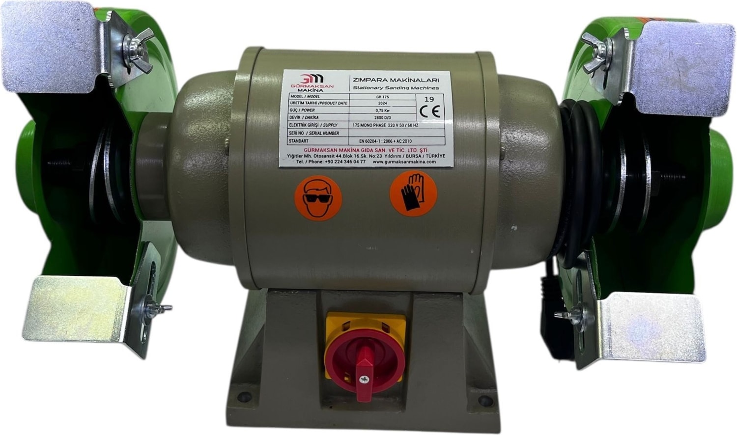 Zımpara Taş Motoru MONOFAZE-175 mm