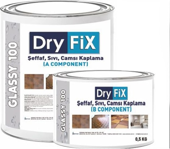 GLASSY100 Sıvı Cam Şeffaf Kaplama 2 kg