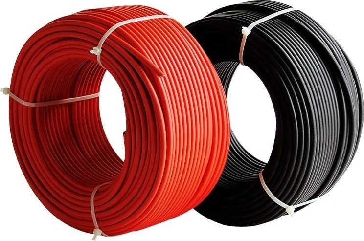 6 mm Solar Kablo Mc4 Konnektörlü 8 Metre (4 M Kırmızı+4 M Siyah)