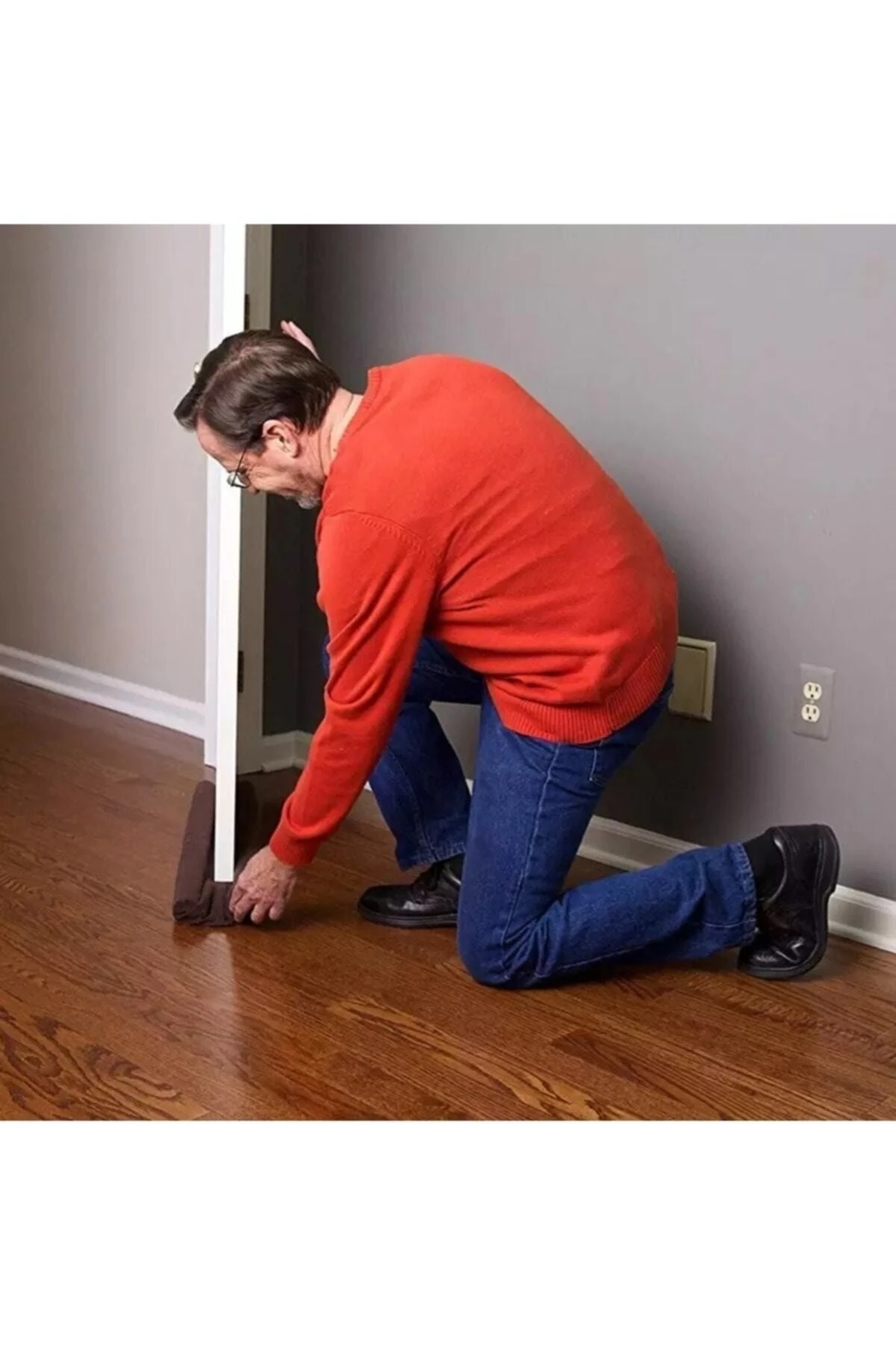 4 Adet Kapı Altı Rüzgar Önleyici Isı Yalıtım Süngeri Rüzgarlık Toz Soğuk Çift Taraflı Izolasyon