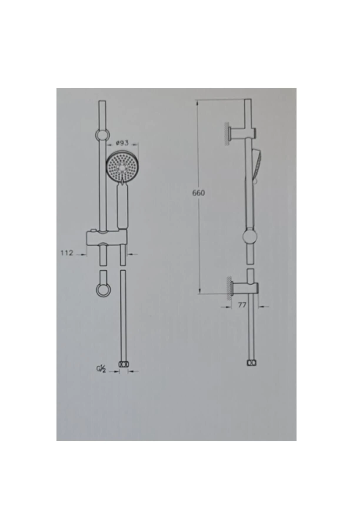 Punto Duş Sistemleri - 3f Sürgülü El Duşu Takımı