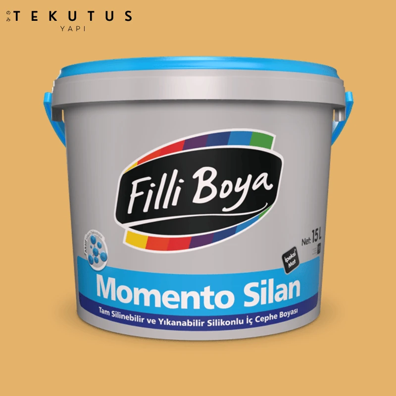 Momento Silan Silikonlu Iç Cephe Boyası 15 L Kehribar 90