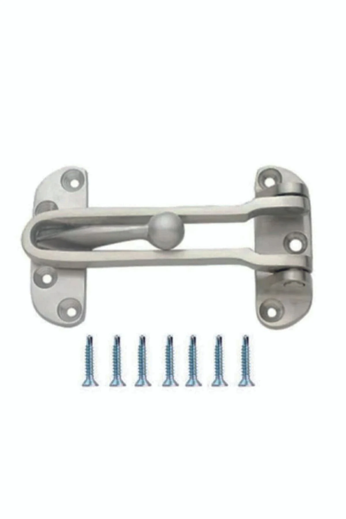 Çelik Kapı Emniyet Kilidi - Emniyet Kelepçesi Vidalar Dahil