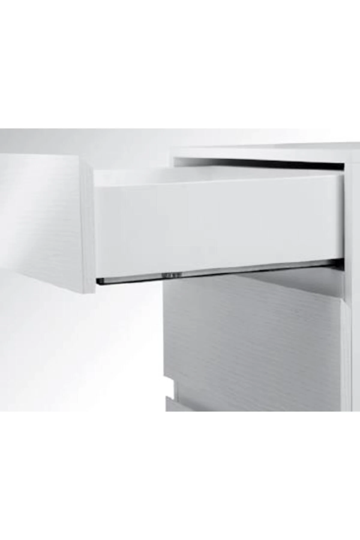 Push Open 500 mm Kısmi Açılım Ray