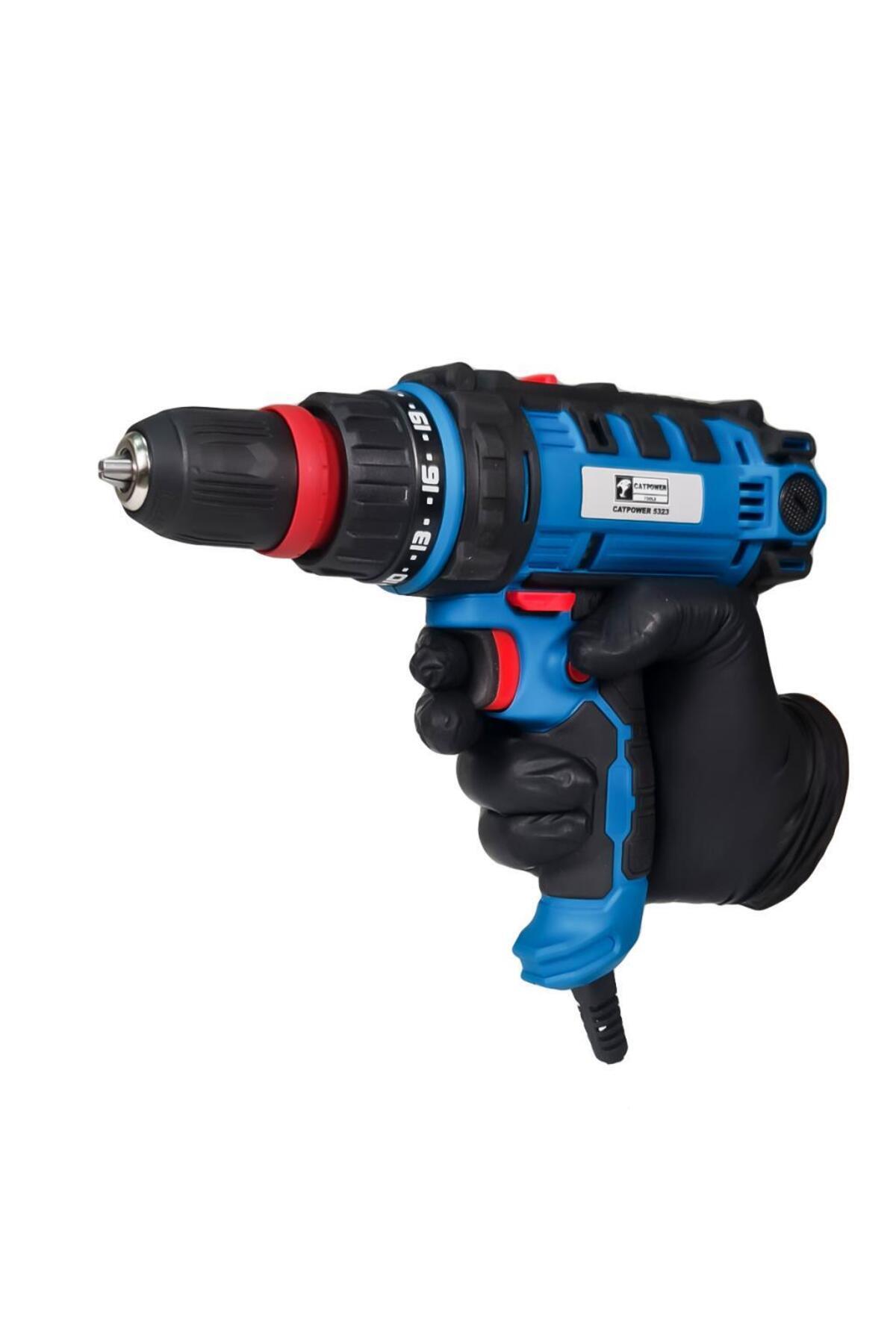 CAT POWER CATPOWER 5323 Elektrikli Torklu Vidalama 300Watt Çıkarılabilir Mandren ve Bits Uç Girişli