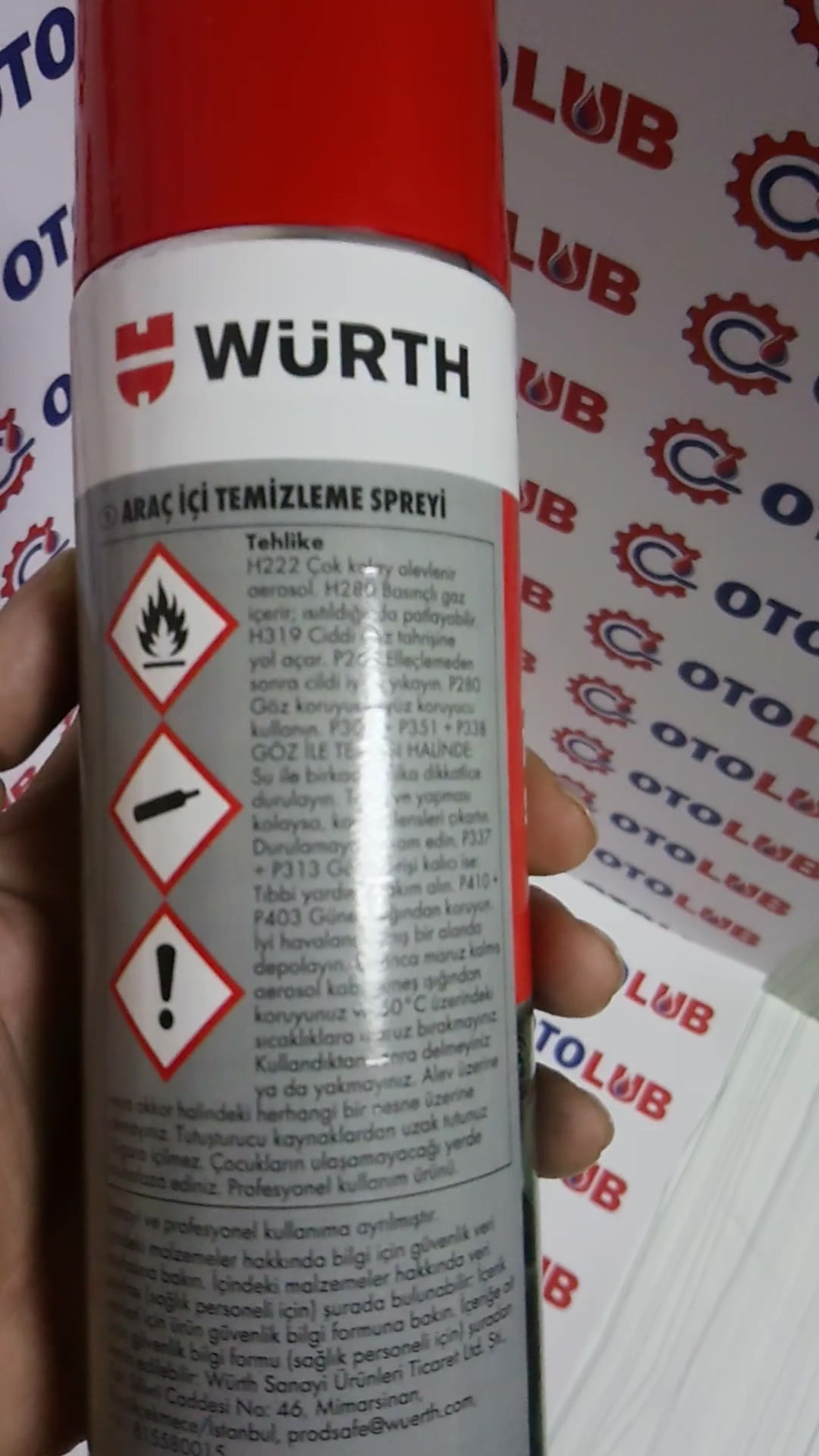 Araç İçi Temizleme Spreyi 500 ml