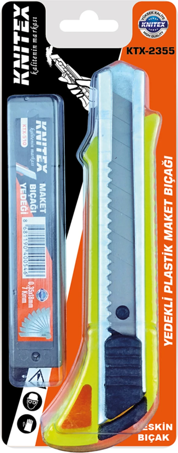 Maket Bıçağı Yedekli 3 Adet