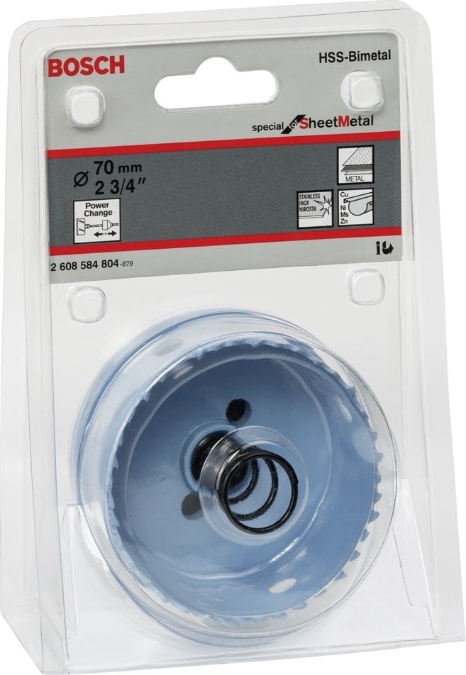 BOSCH Special Serisi Metal ve Inox Malzemeler Için Delik Açma Testeresi 70 mm