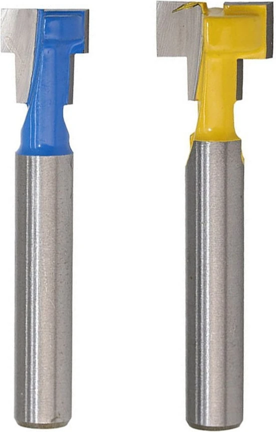 1/4 Inç Shank T-Yuvası Kesici Yönlendirici Bit Çelik Saplı 3/8 Inç ve 1/2 Inç Uzunluk Ağaç Işleme Kesiciler Elektrikli El Aletleri (Yurt Dışından)