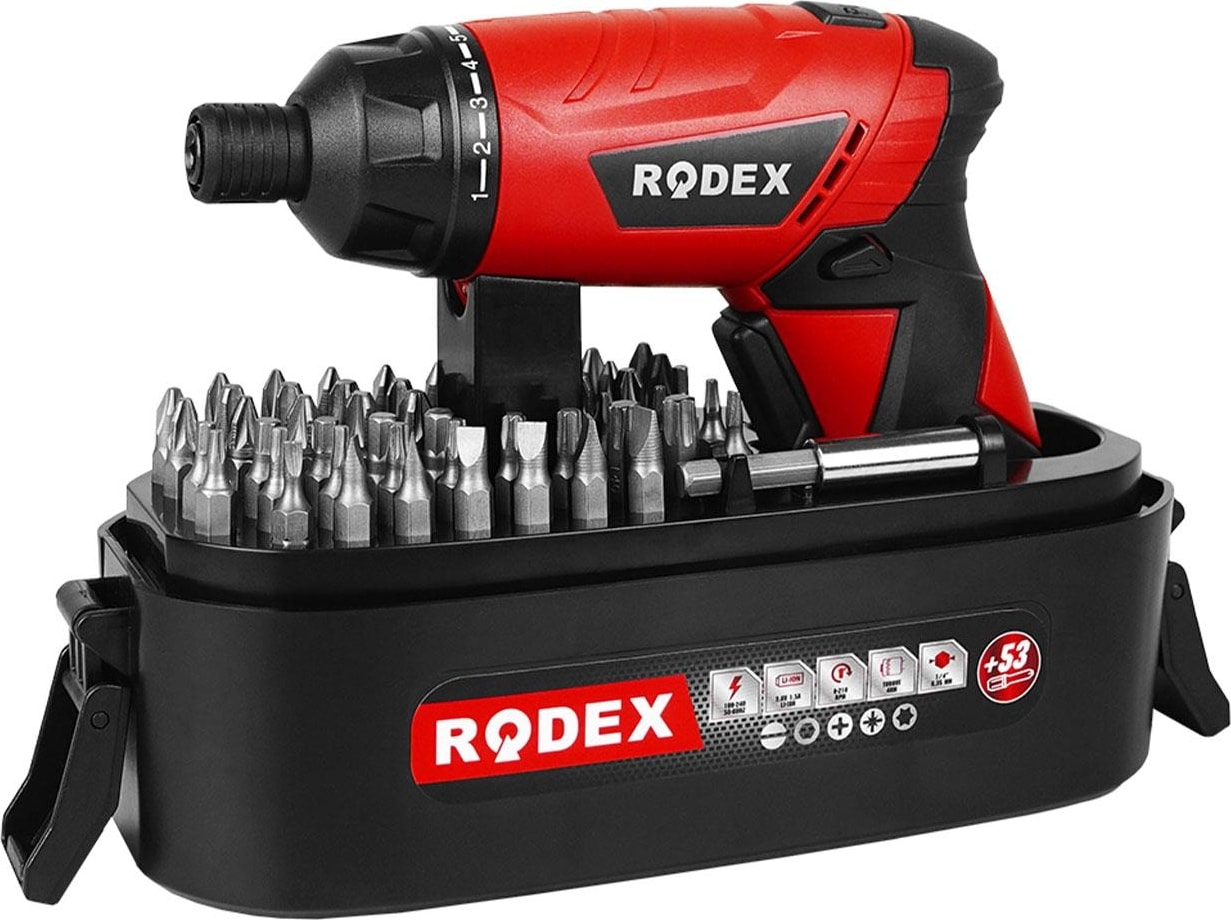 Rdx308 Şarjlı Tornavida 3.6v 1.5ah 210rpm Lı-Ion 54 Parça