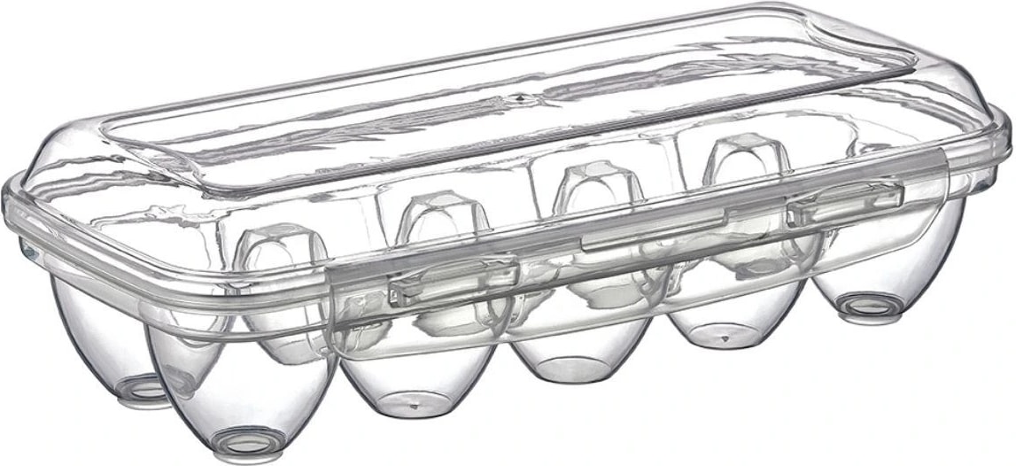 10 Bölmeli Kilitli Kapaklı Yumurtalık Saklama Kutusu YU110 (5047)