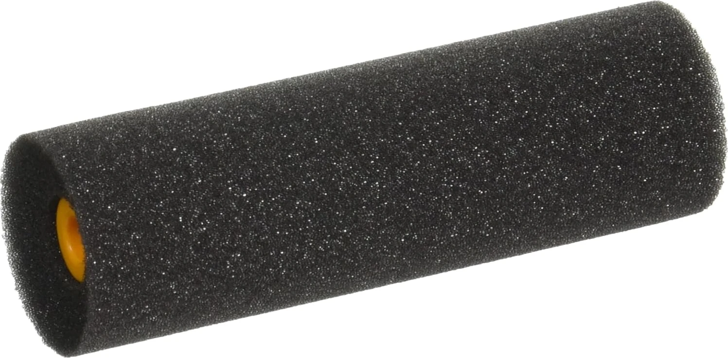 29193 25002 Premium Köpük Içbükey Roller (10 Adet), 10,2 cm Siyah