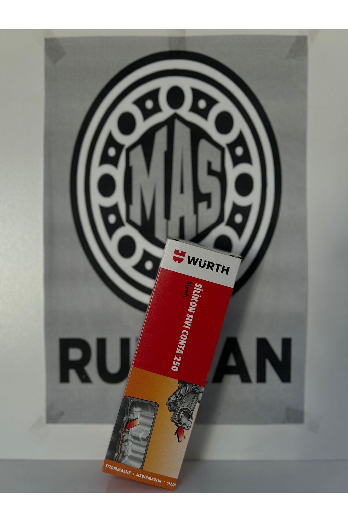 SİLİKON SIVI CONTA SİYAH 250°C 70 ML.