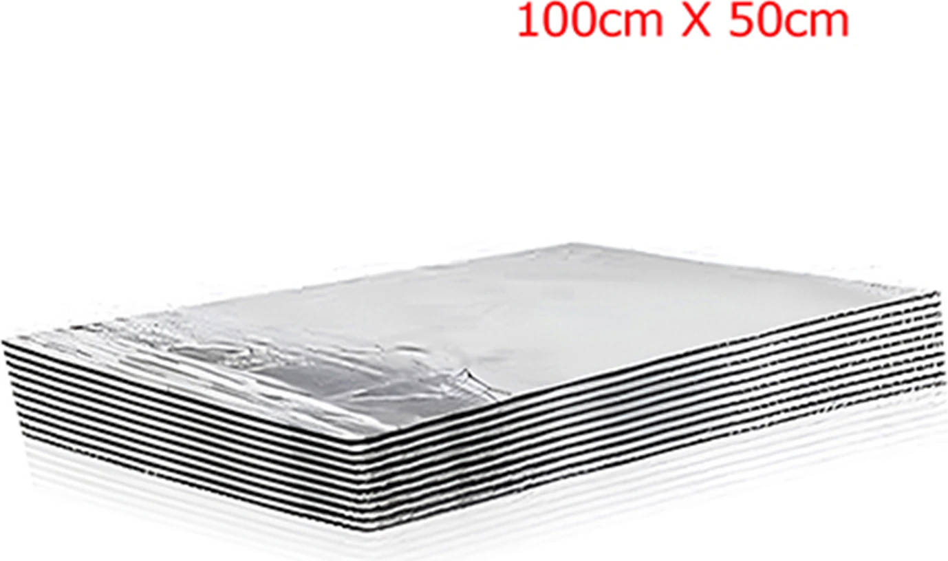 Trendbuy 10MM 10 Adet Isı Yalıtımı Elektrik & Doğalgaz Tasarrufu Kalörifer Petek Arkası Izolasyonu Levhası Yansıtıcı Metalize Alüminyum Yüzey Flexible Özellikte Rulo Şeklini Alabilen Plaka