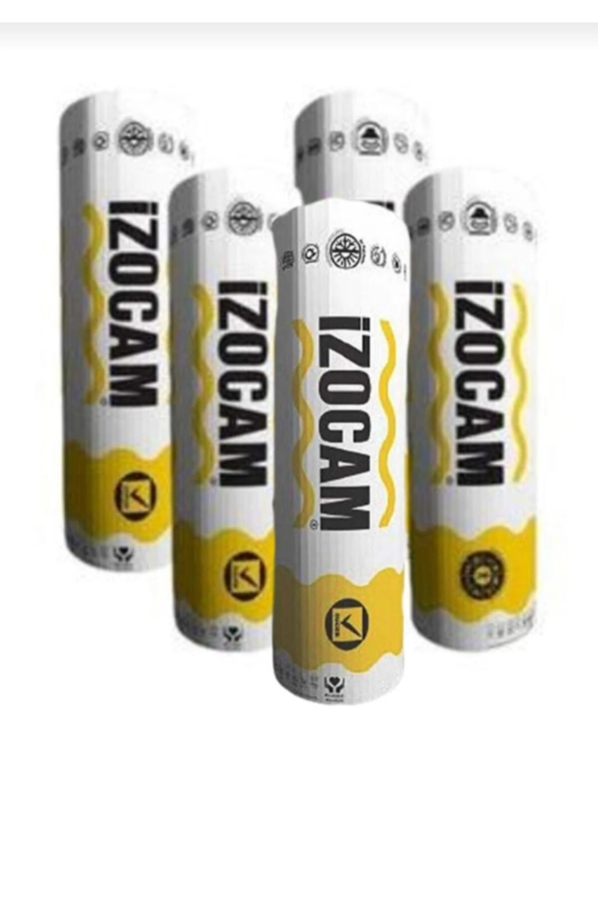 Camyünü 10 cm Çatı Şiltesi Folyosuz 120cm × 8mt 9.60m2 Rulo 1 Adet