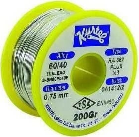 Lehim Teli 200GR 0.75MM Kendinden Pastalı