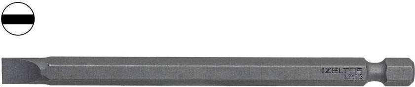 İZELTAŞ Izeltaş 4860201065 Uzun Düz Bits Uç 6.5X100 mm