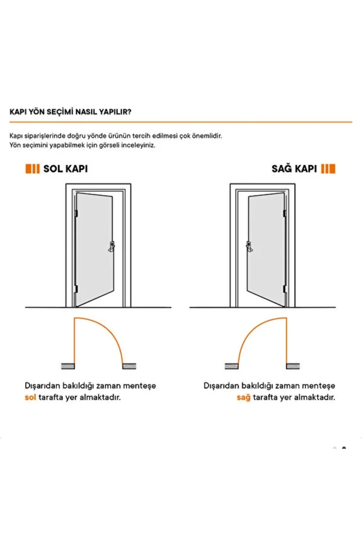 Dış Mekan Çelik Kapı Sağ