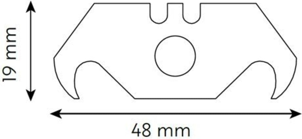 VT875121 Plastik Halıcı Tip Maket Bıçağı