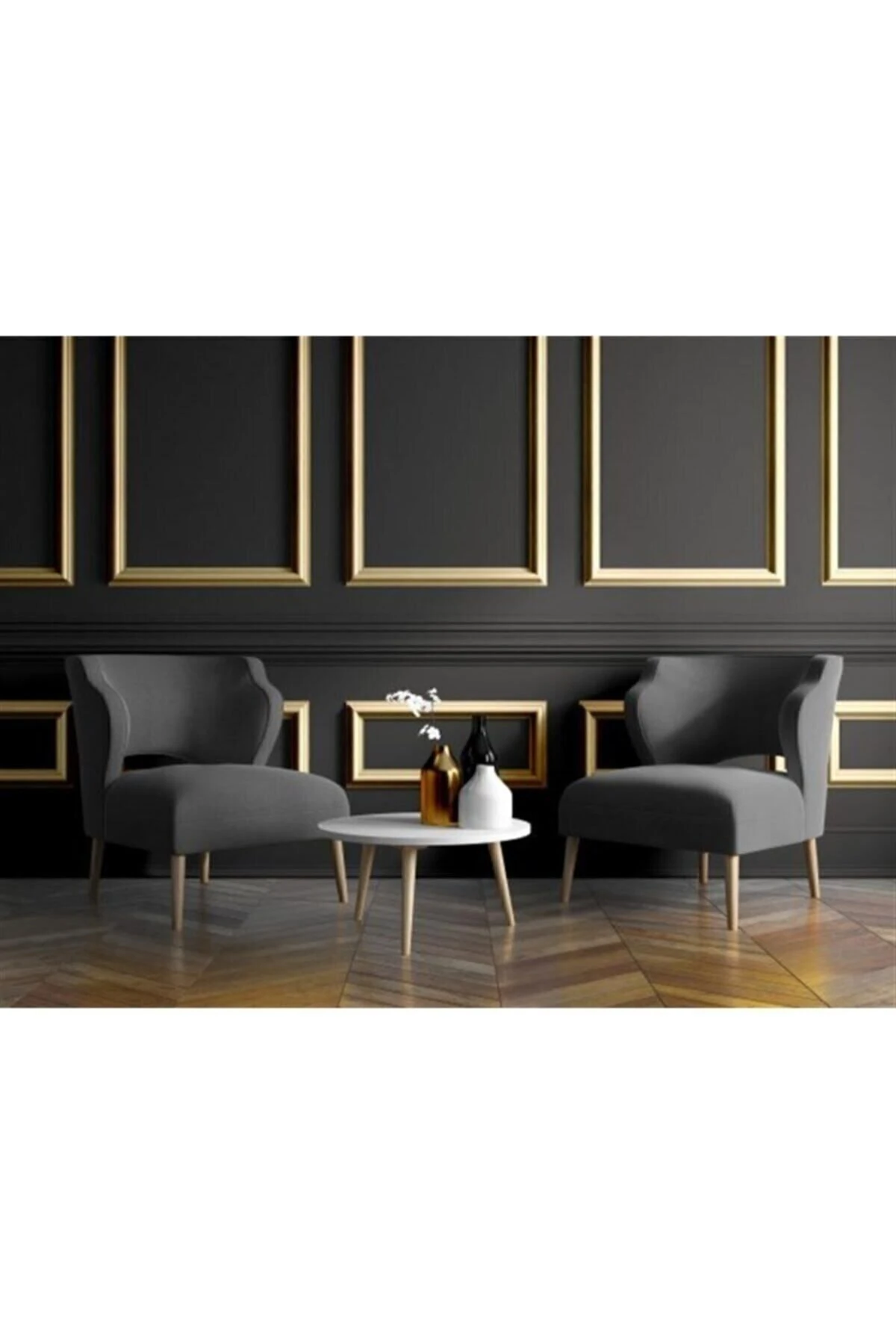 Salda Mavisi Minella01 Duvar Çıtası Dekoratif Kendinden Yapışkanlı Stropiyer 4cm 100 Cm