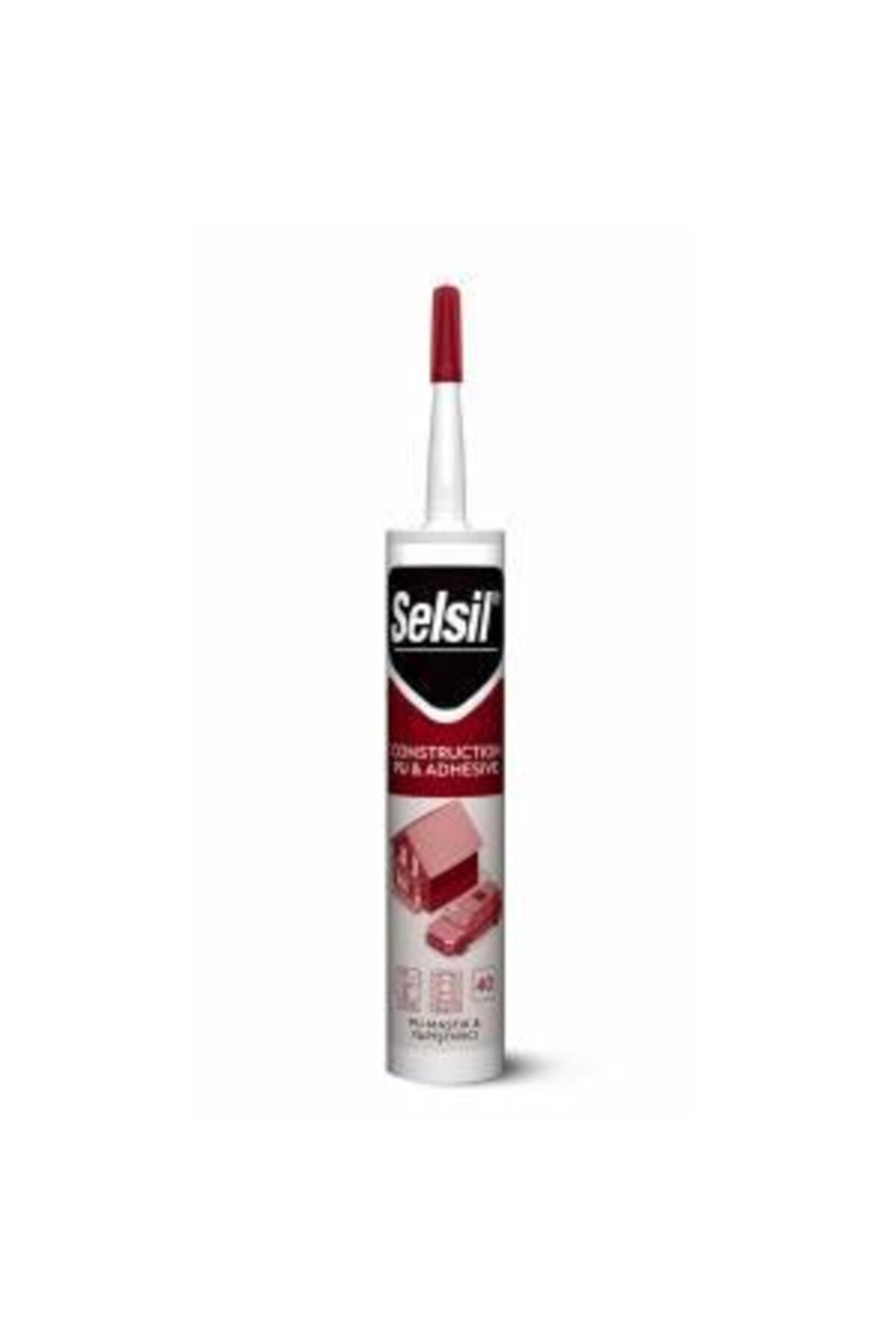 SELSİL Gri Hava ve Suya Karşı Sızdırmaz Pu 40 Mastik 280 ml