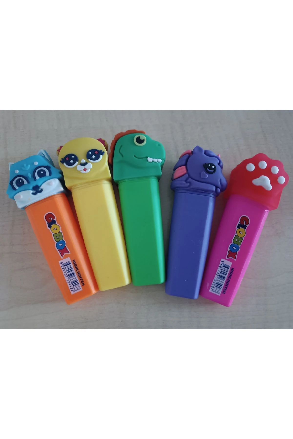 5 Adet Figürlü I?şaretleme Kalemleri