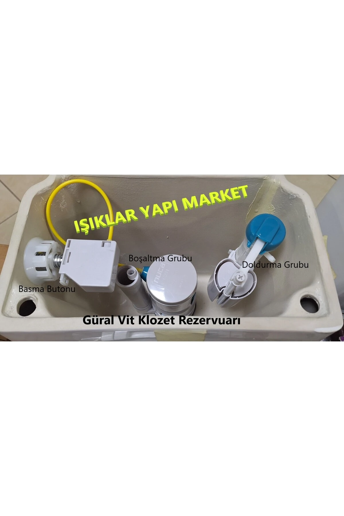 Klozet İç Rezervuarı -Güral Wc Health Klozet Soft -İç Takım