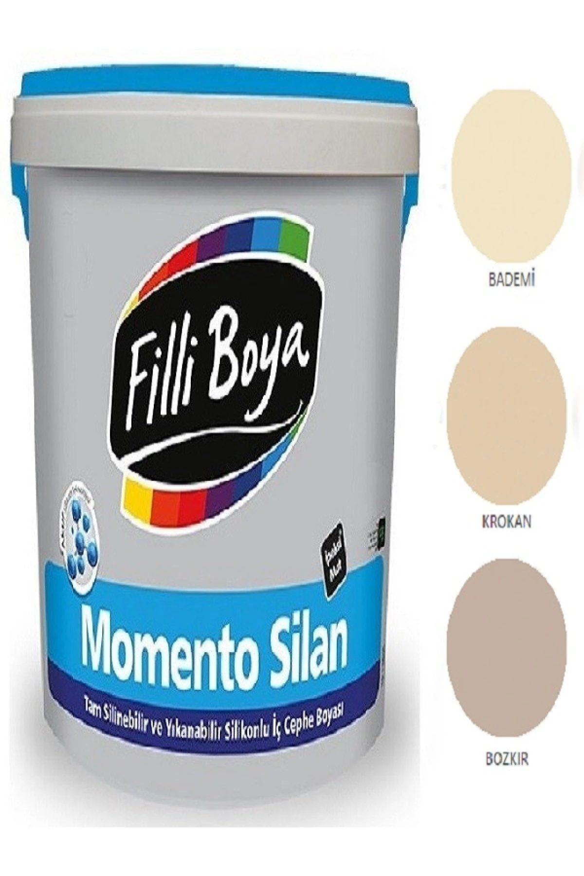 Filli Momento Silan Tam Silinebilir Yıkanabilir Silikonlu Ipek Mat Boya 2,5lt (bozkır)
