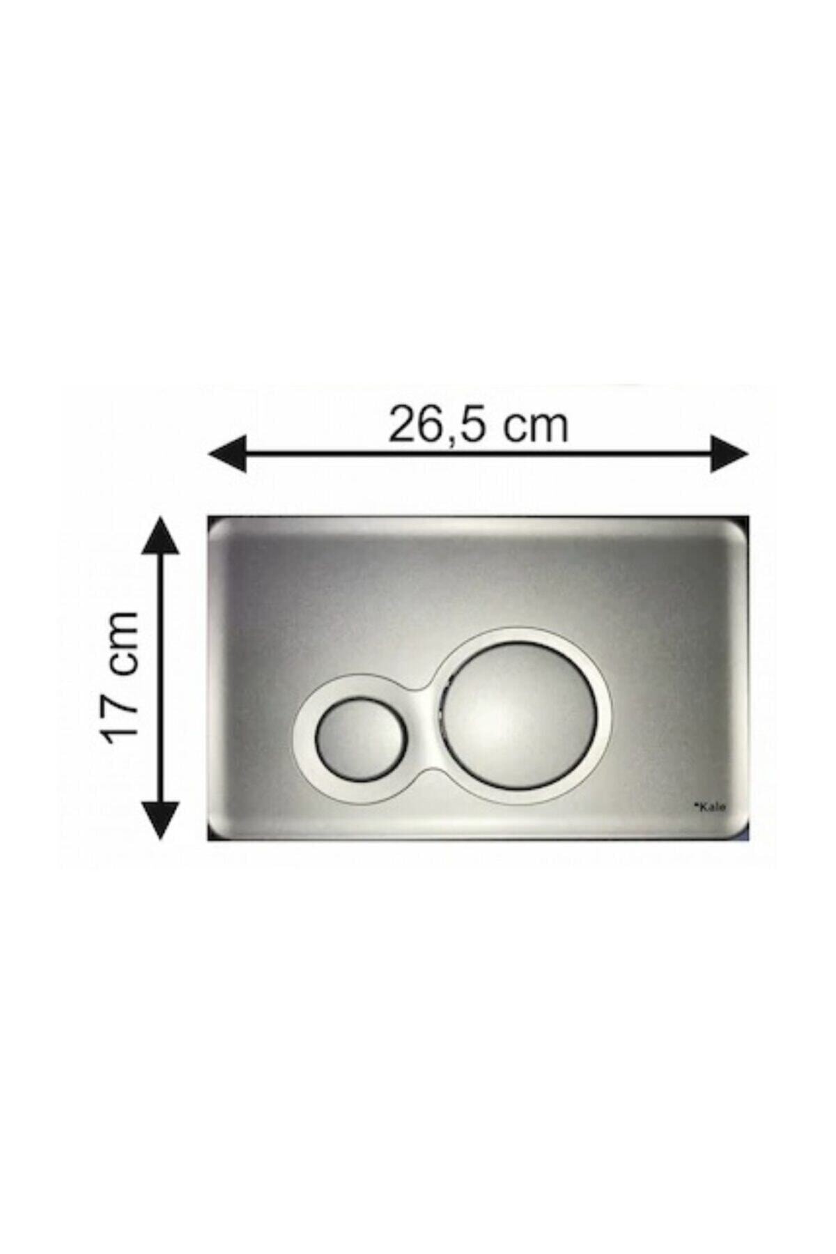 Modül Gömme Rezervuar Paneli Mat Krom