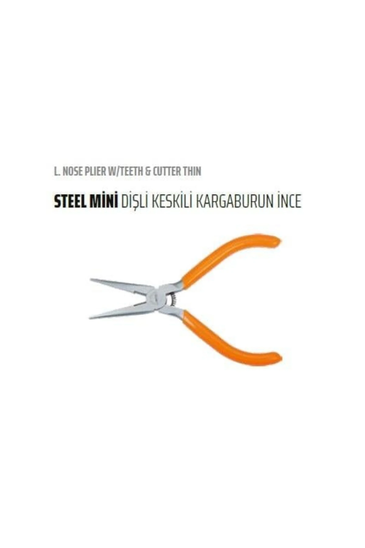Steel Mini Dişli Keskili Kargaburun İnce