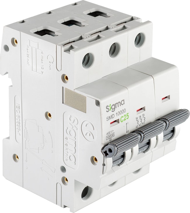 3X25A 3ka C Tip Otomatik Sigorta