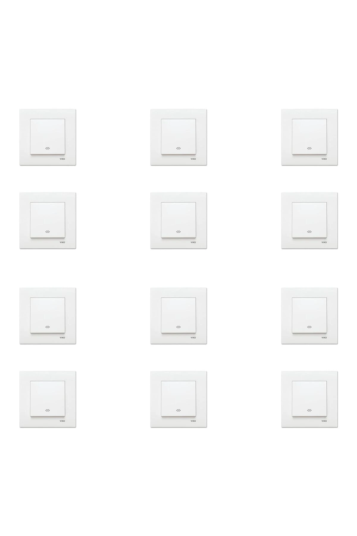 Karre Beyaz Permütator Ara Vavien Çerçeve Dahil 12 Adet 90967031