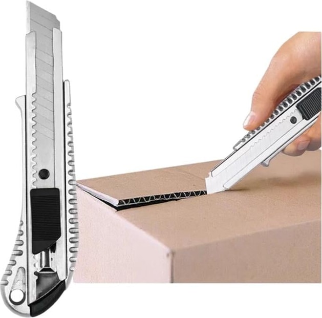 Powermaster PM-20902 18 mm x 0.5 mm Alüminyum Gövde Metal Maket Bıçağı