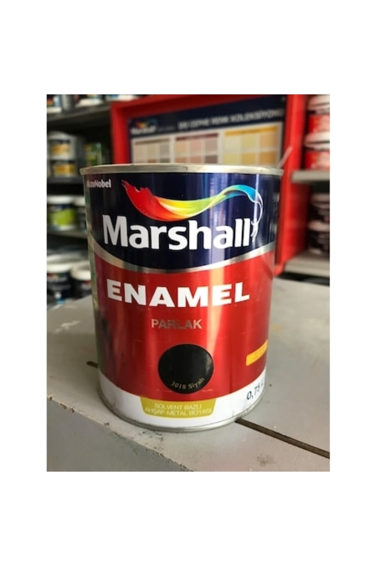 Enamel 0,75l Sentetik Yağlı Boya Siyah