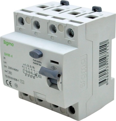 Shm-4 6ka 30MA 100A Kaçak Akım Koruma Şalteri