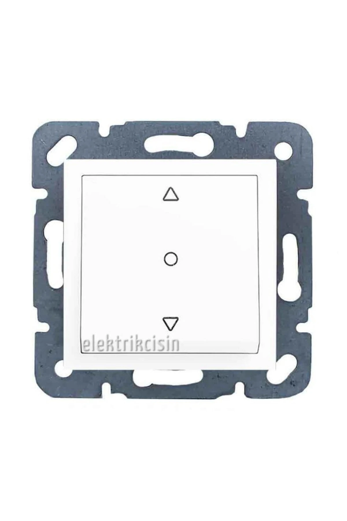Meridian Beyaz Tekli Jaluzi Kumanda Anahtarı (çerçeve Hariç) 12 Adet