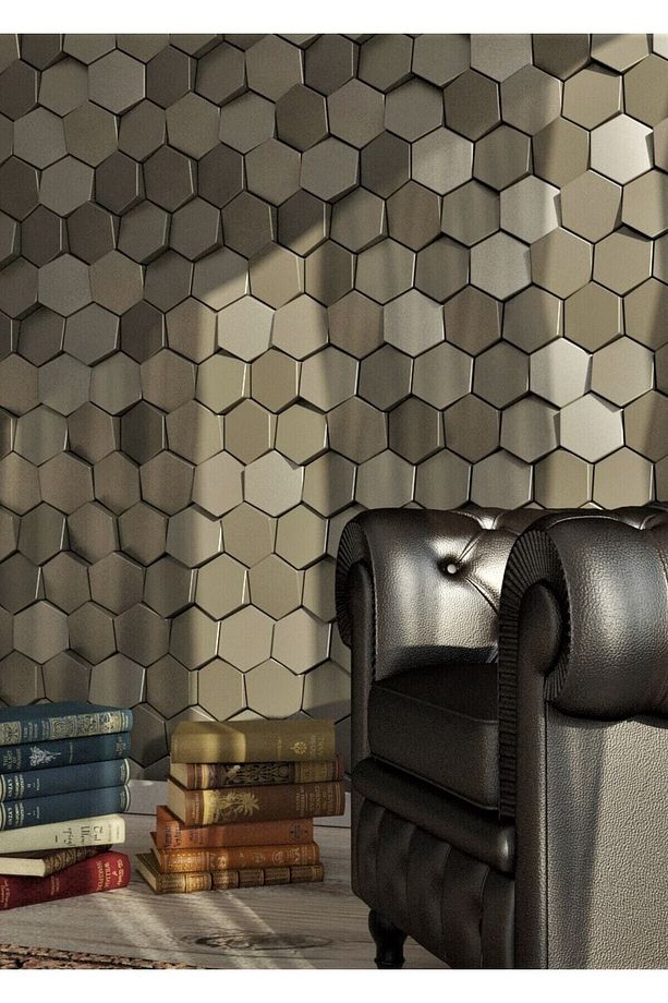 Norm 3 Boyutlu Dekoratif Duvar Paneli (-VİZON-) (1M2)