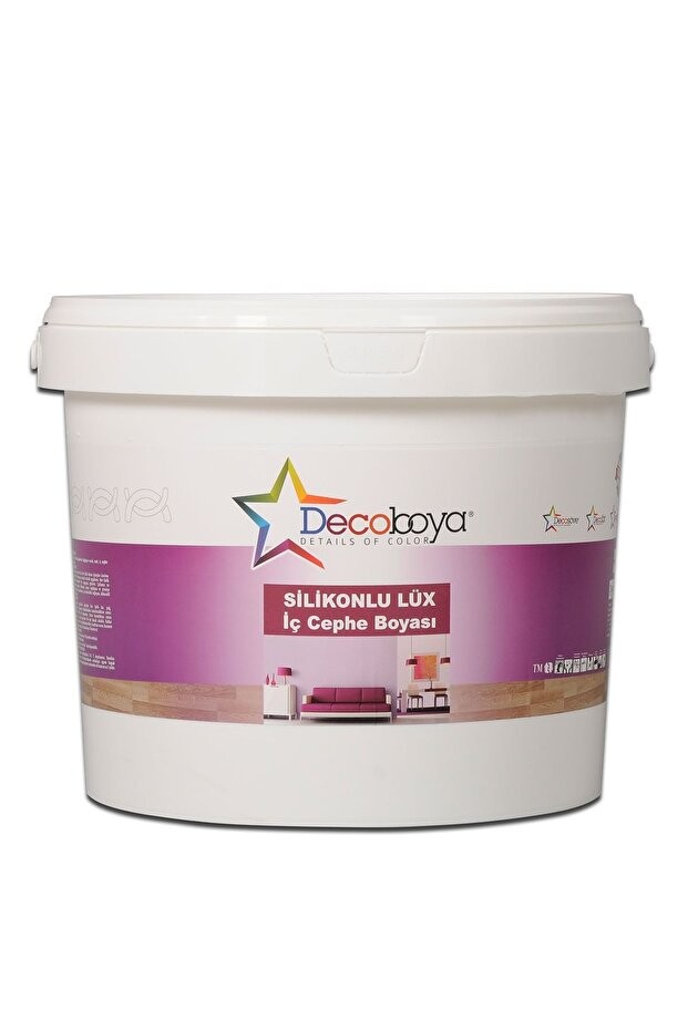 Deco Silikonlu Lüx Silinebilir Mat İc Cephe Duvar Boyası 3 Kg Lacivert
