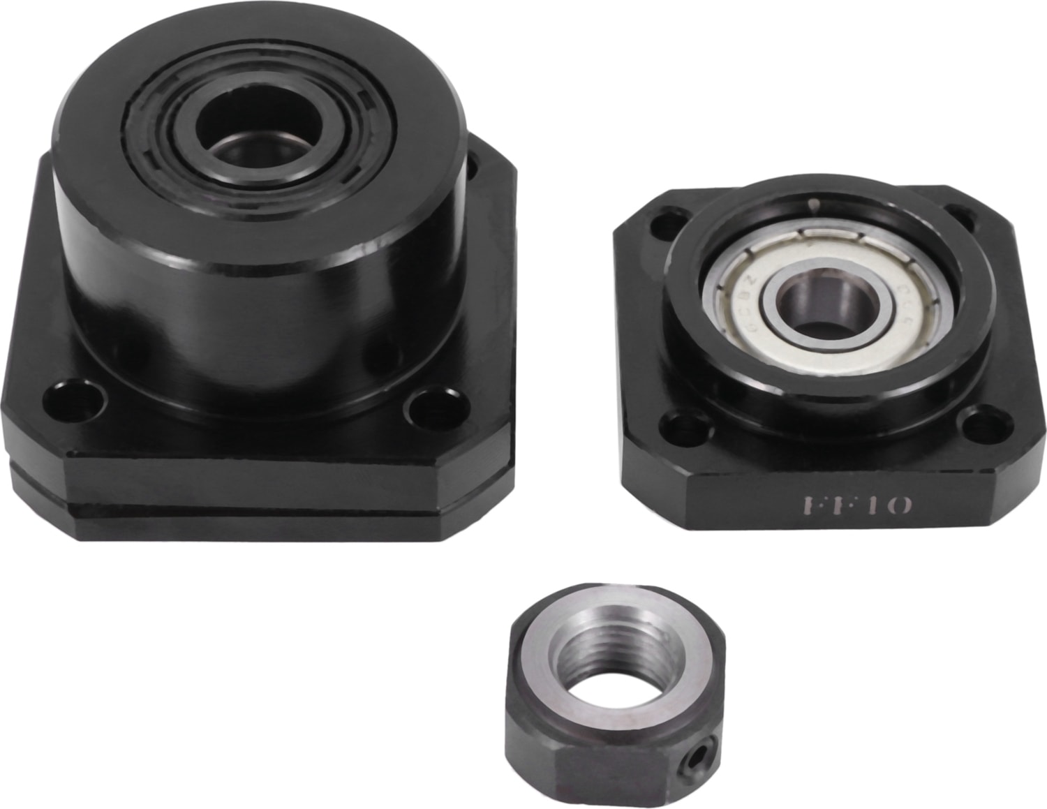 Adet FK10 Sabit Taraf +1 Adet FF10 Yüzer Taraf SFU1204 Vidalı Cnc Parçaları Vidalı 1204 FK/FF10 Uç Desteği (Yurt Dışından)