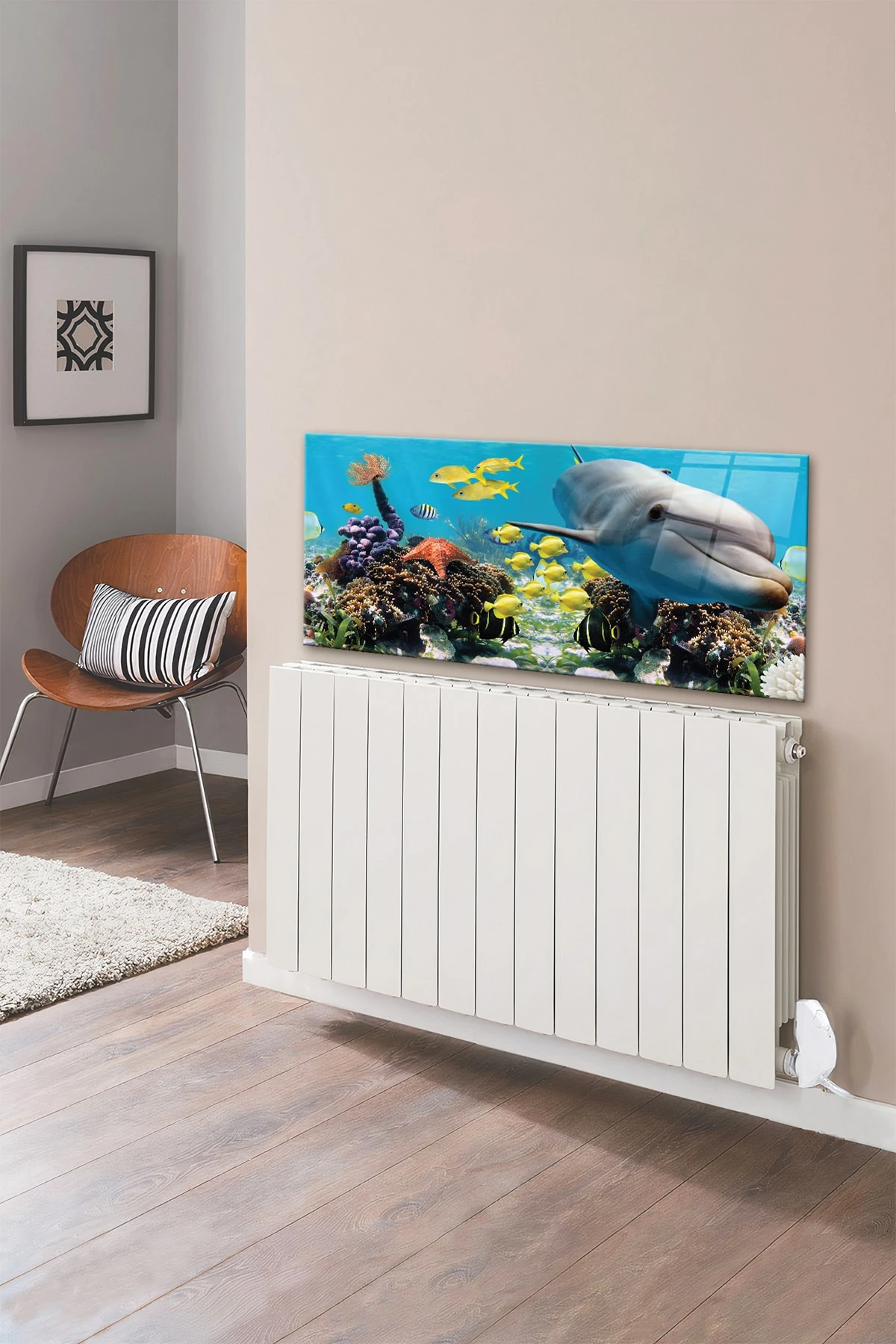 Petek Üstü Cam | Yunuslu Akvaryum | 50cm X 120cm