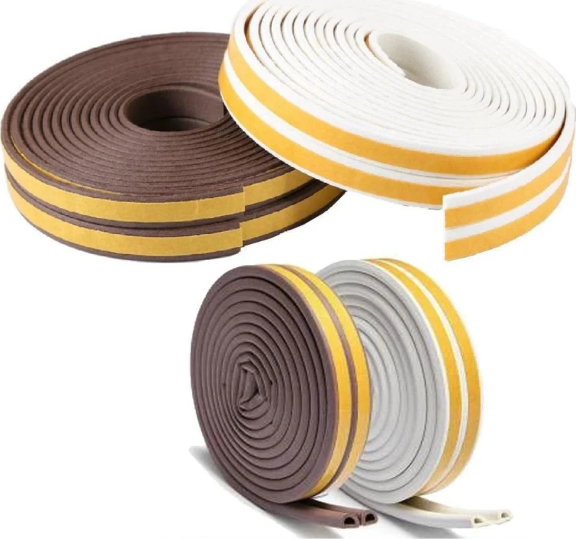 Kauçuk Kapı Pencere Fitili Bandı 10 M