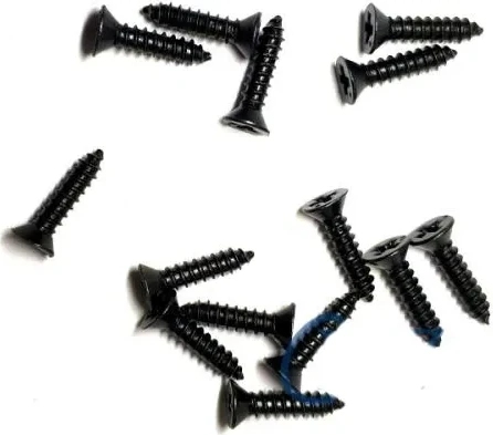 Klips, Menteşe, Ayak, Ağaç, Sunta Vidası 2,2x9,5mm - Siyah 1000 Adet