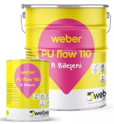 WEBER Pu Flow 110 12,5 KG Set Dökme Mastik