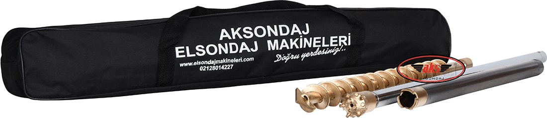 T-1 Benzinli El Sondaj Makinası Profesyonel 20M Set